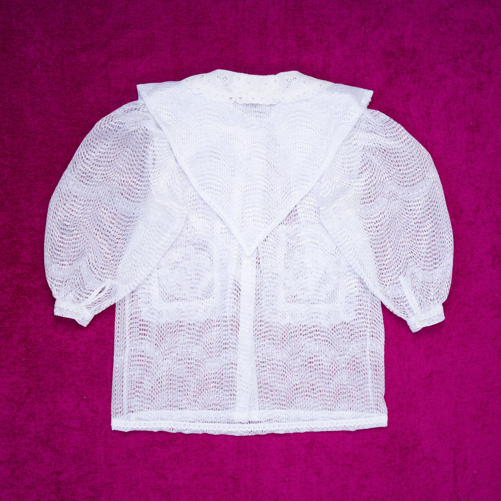 Sang Dewi Blouse Snow Beam - MATA CLOTHiER