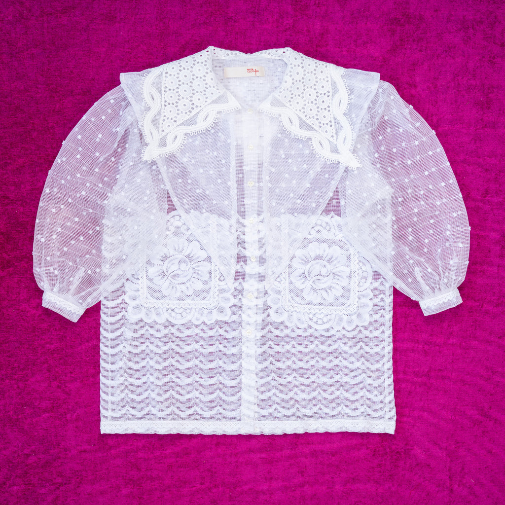 Sang Dewi Blouse PomPom - MATA CLOTHiER