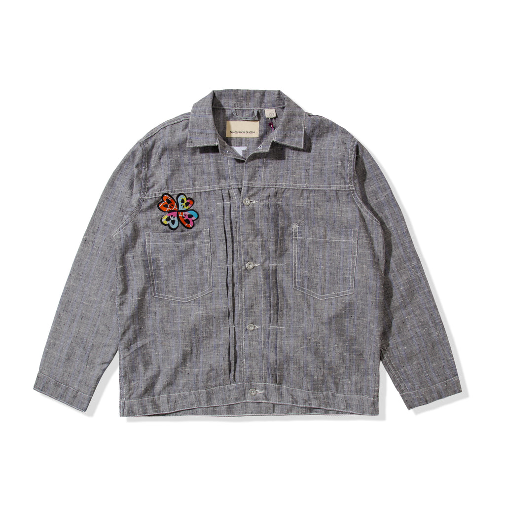 [ NwS x ARDNEKS ] Striped Cotton Stockman Jacket