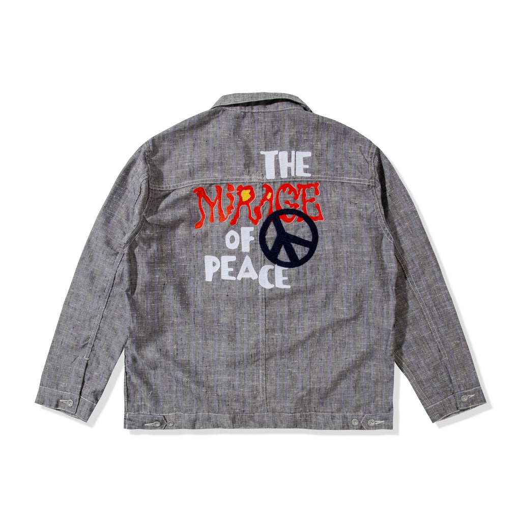 [ NwS x ARDNEKS ] Striped Cotton Stockman Jacket