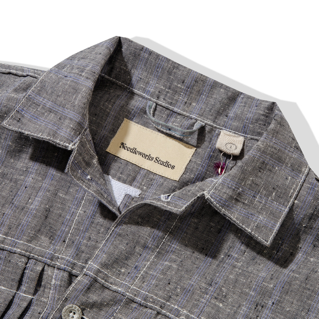 [ NwS x ARDNEKS ] Striped Cotton Stockman Jacket