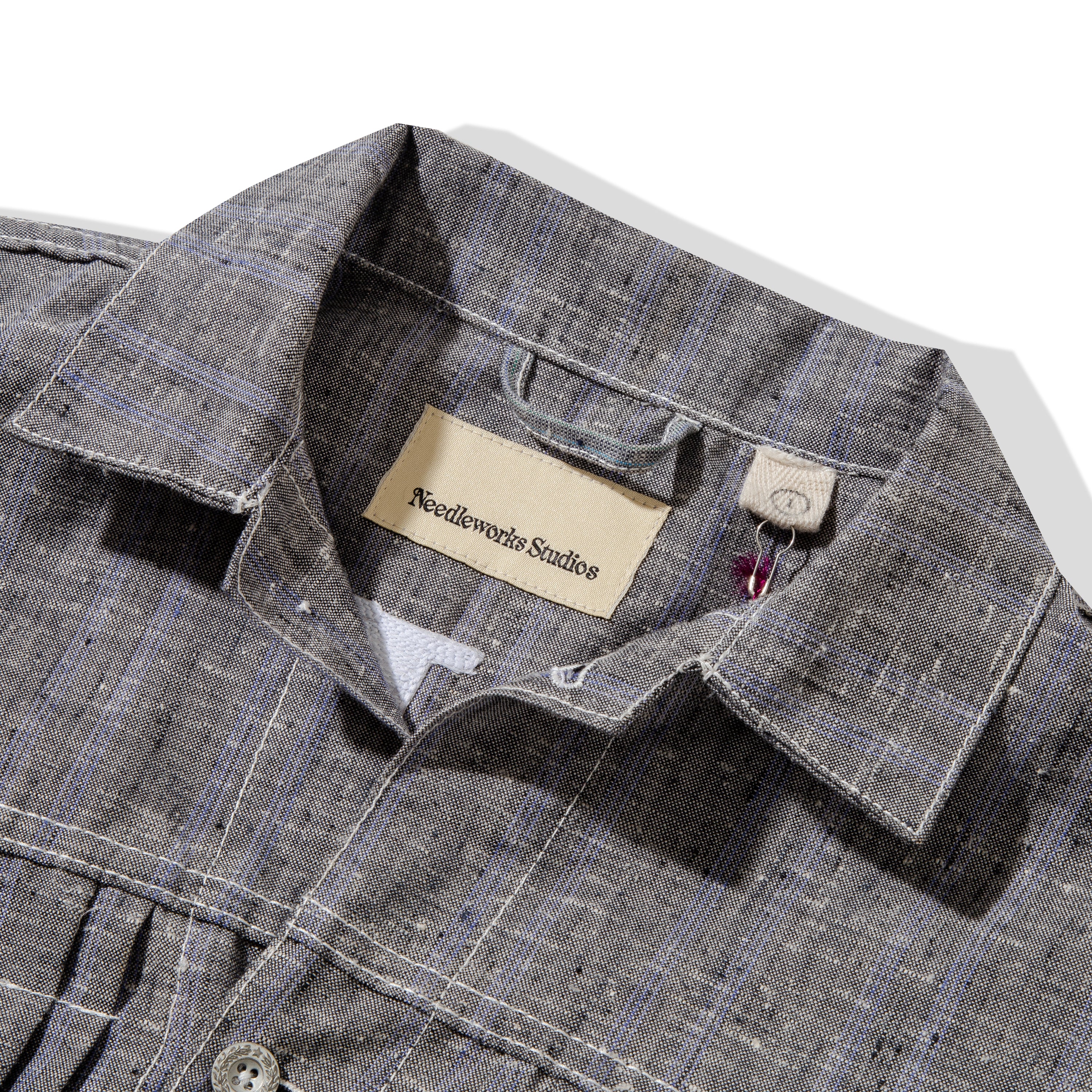 [ NwS x ARDNEKS ] Striped Cotton Stockman Jacket