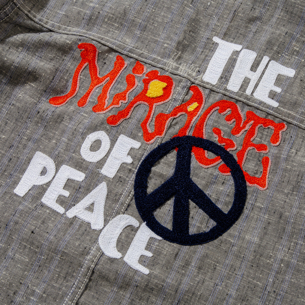 [ NwS x ARDNEKS ] Striped Cotton Stockman Jacket