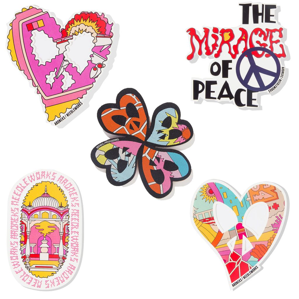 [ NwS x ARDNEKS ] Woven Patch + Graphic Sticker Pack