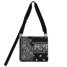 Load image into Gallery viewer, Bandana Patchwork Sacoche Bag Black
