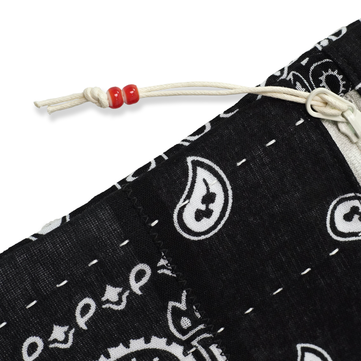 Bandana Patchwork Sacoche Bag Black