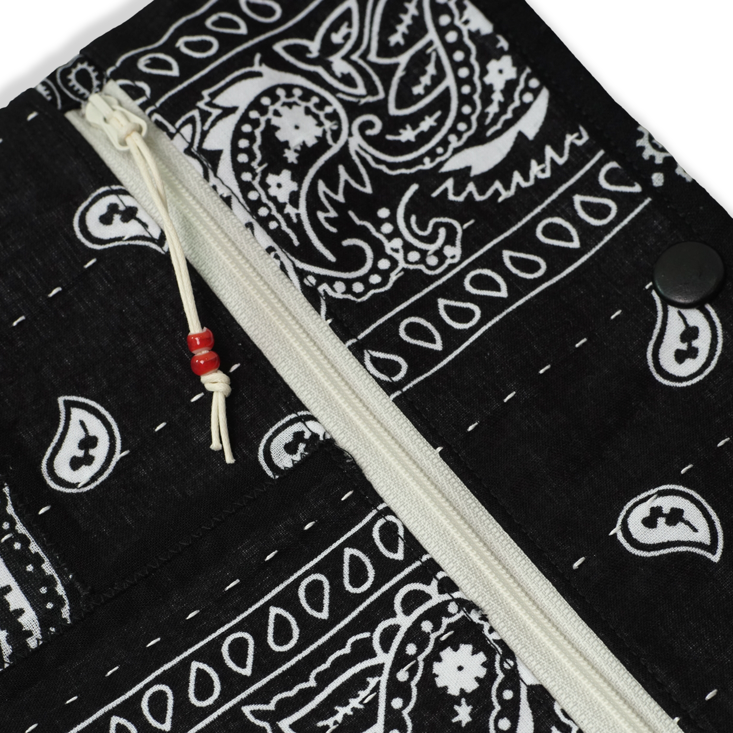 Bandana Patchwork Sacoche Bag Black