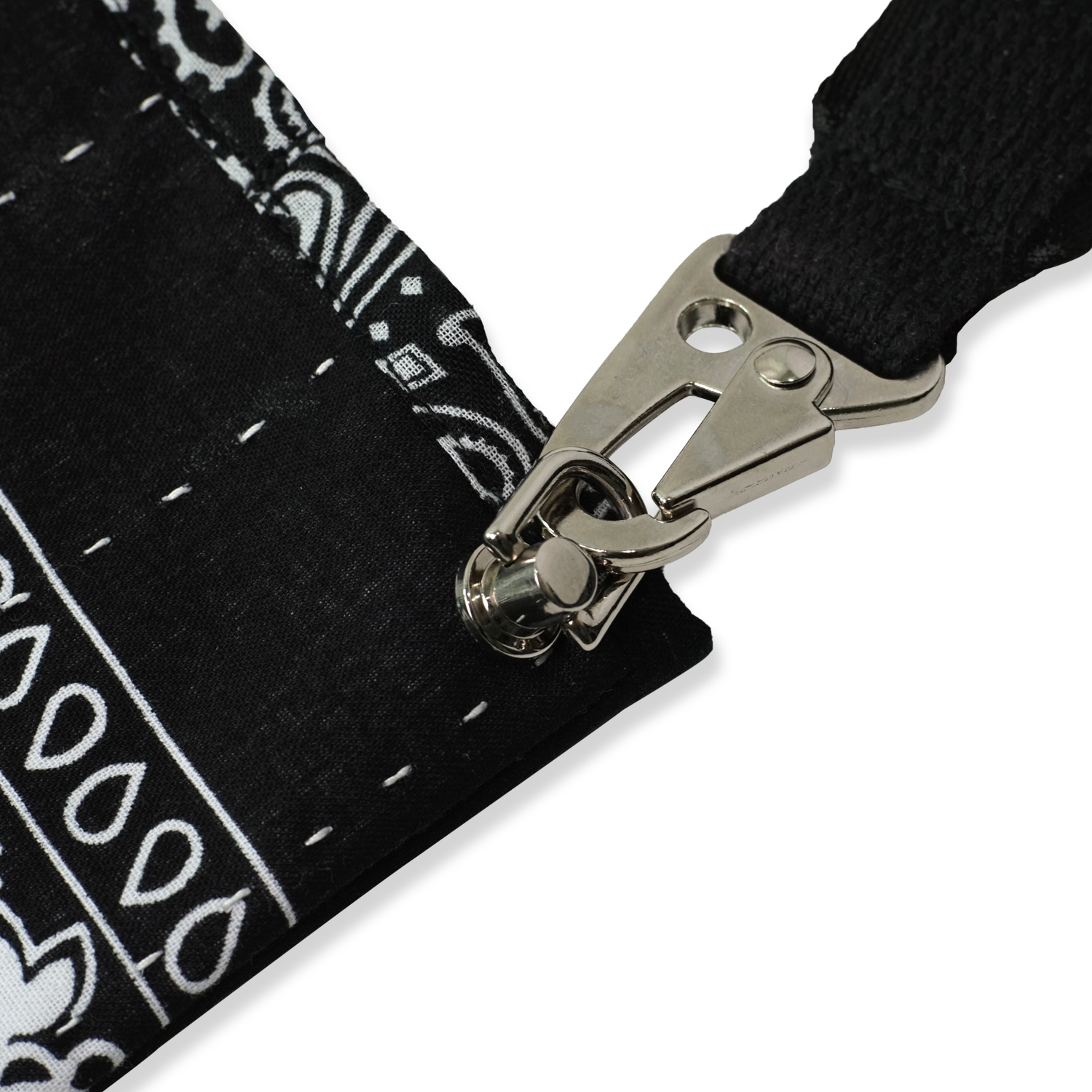 Bandana Patchwork Sacoche Bag Black