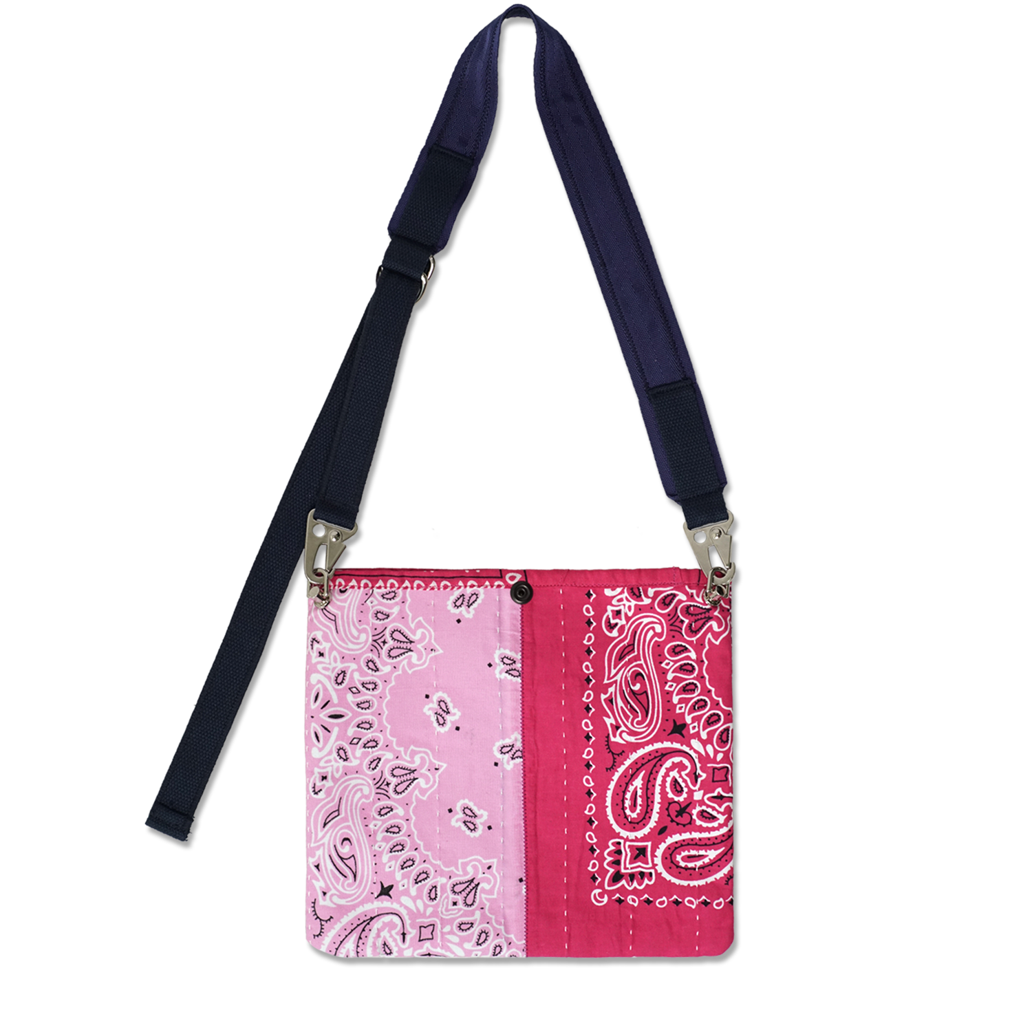Bandana Patchwork Sacoche Bag Heliotrope