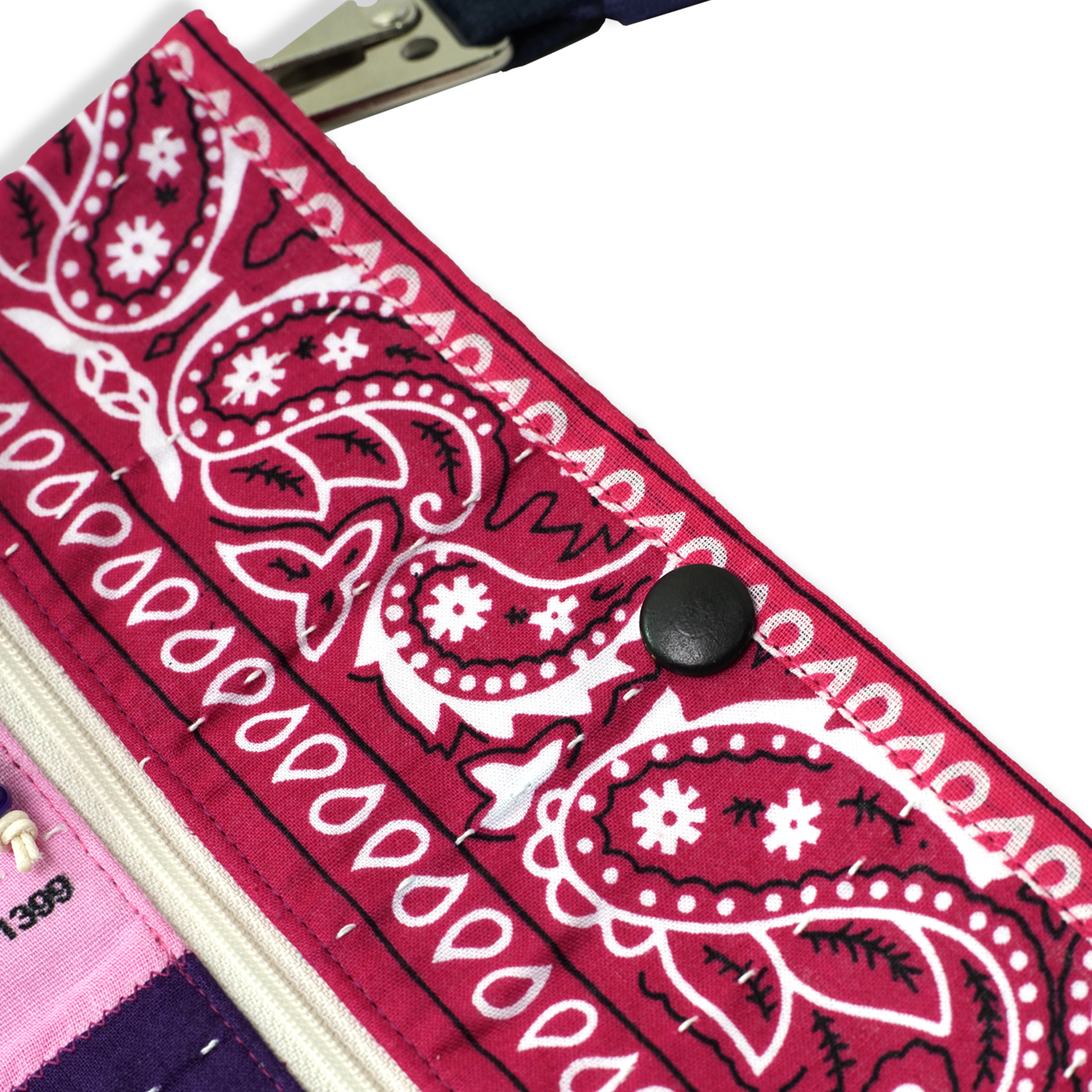 Bandana Patchwork Sacoche Bag Heliotrope