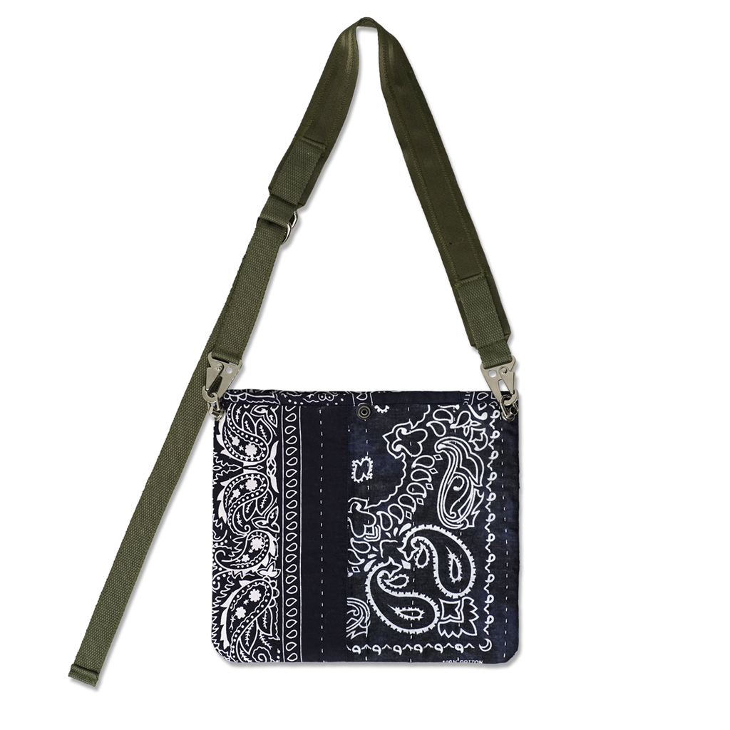 Bandana Patchwork Sacoche Bag Midnight