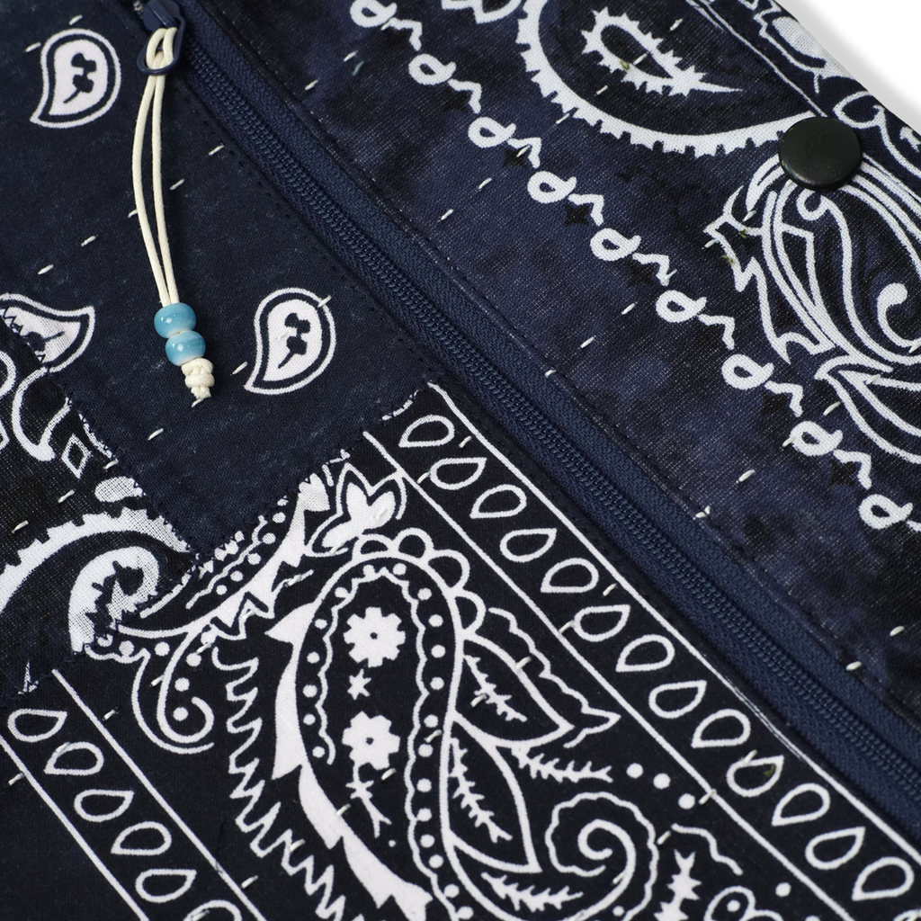 Bandana Patchwork Sacoche Bag Midnight