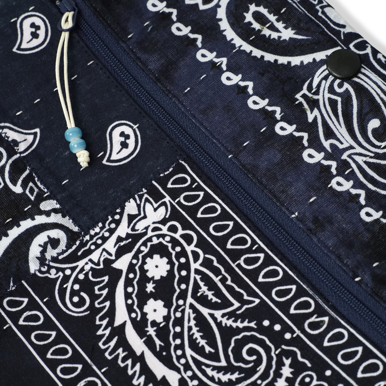 Bandana Patchwork Sacoche Bag Midnight