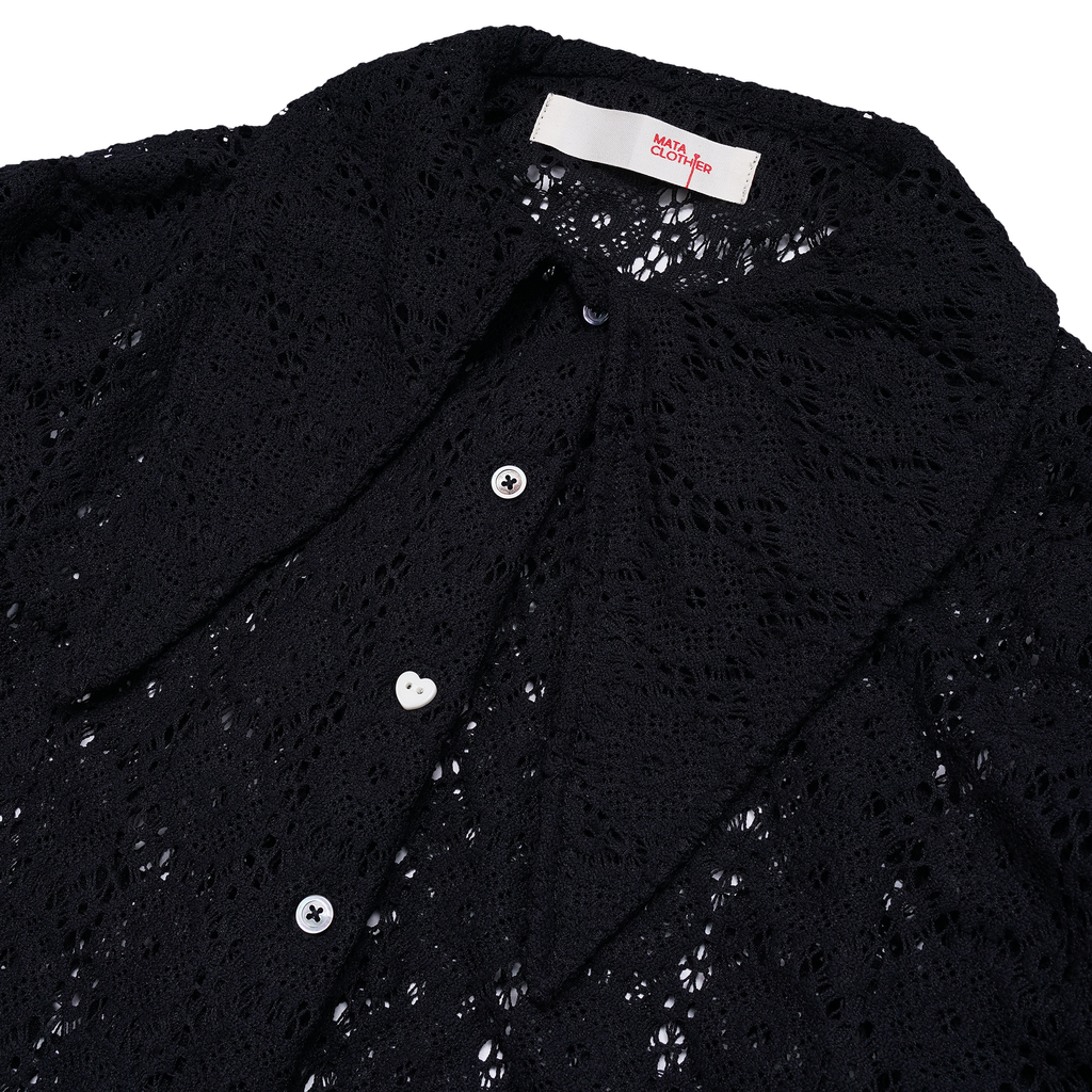 Middy Blouse Black - MATA CLOTHiER