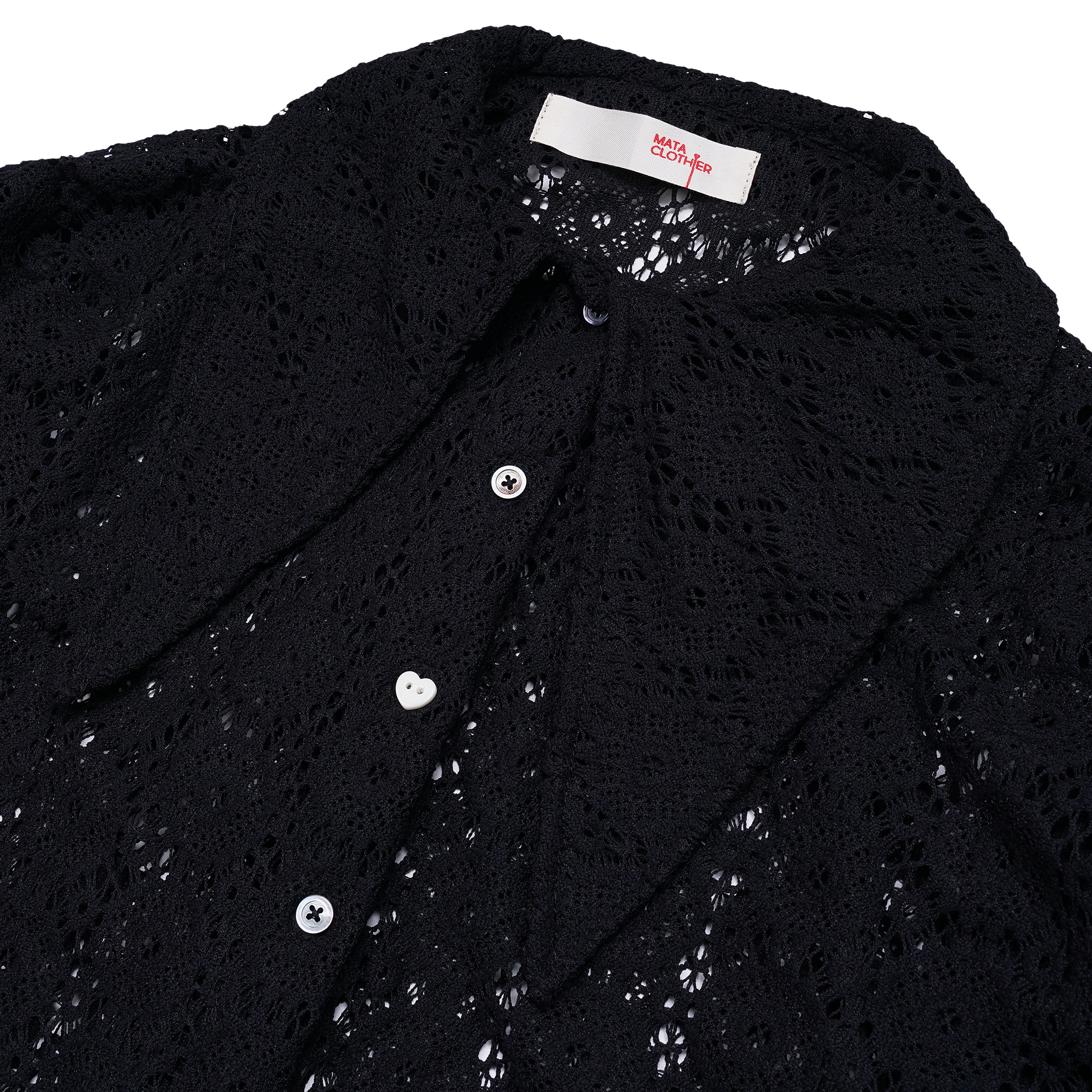 Middy Blouse Black - MATA CLOTHiER