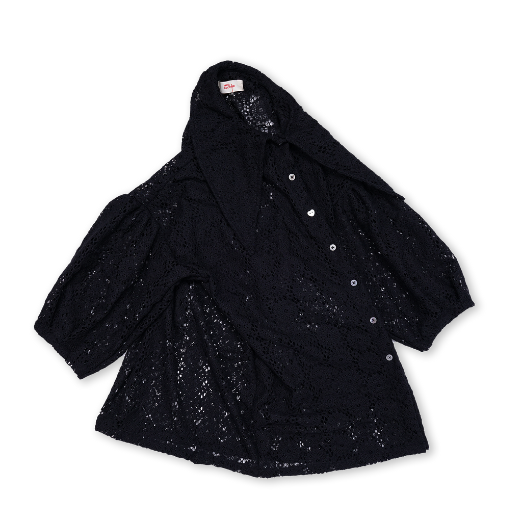 Middy Blouse Black - MATA CLOTHiER
