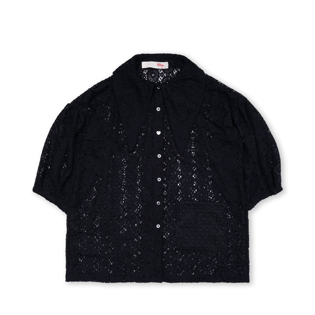 Middy Blouse Black - MATA CLOTHiER