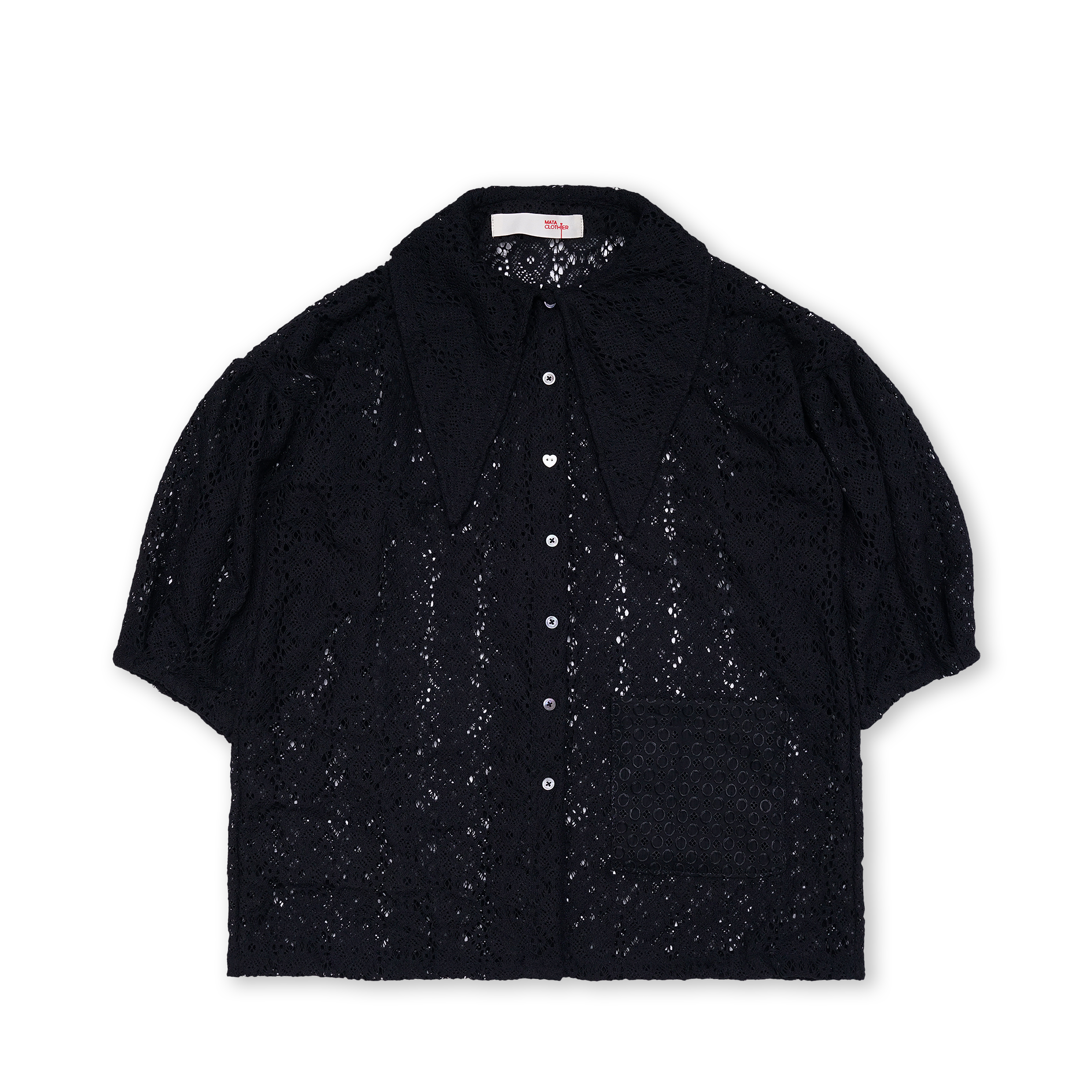 Middy Blouse Black - MATA CLOTHiER