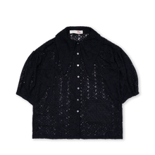 Load image into Gallery viewer, Middy Blouse Black - MATA CLOTHiER
