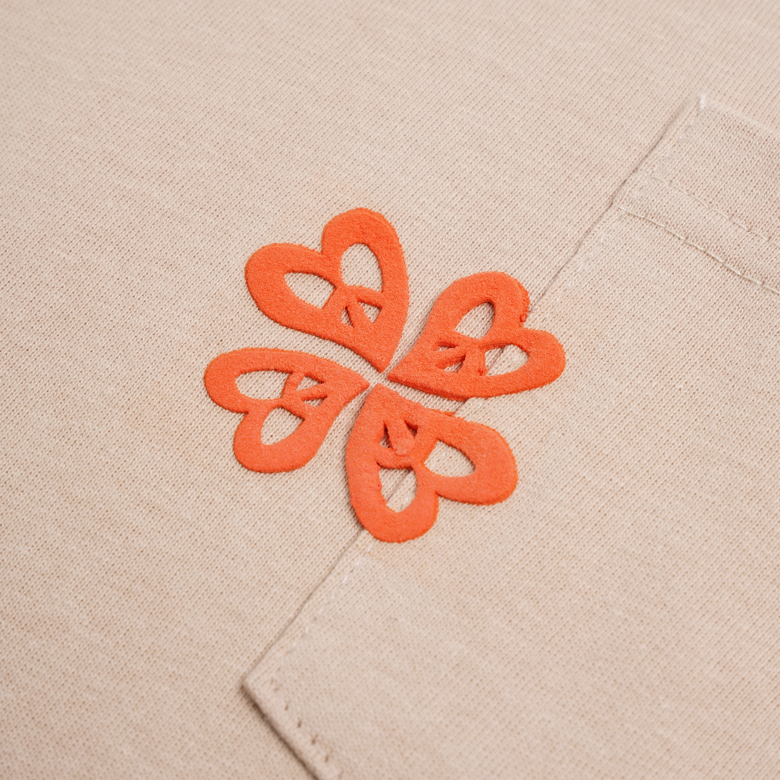 Clover Logo Standard Jersey Beige