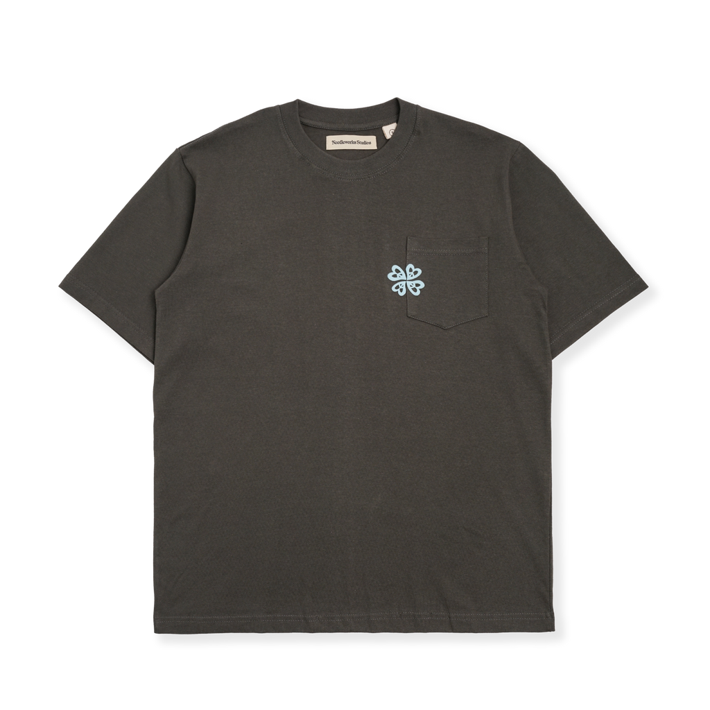 Clover Logo Standard Jersey Dark Grey