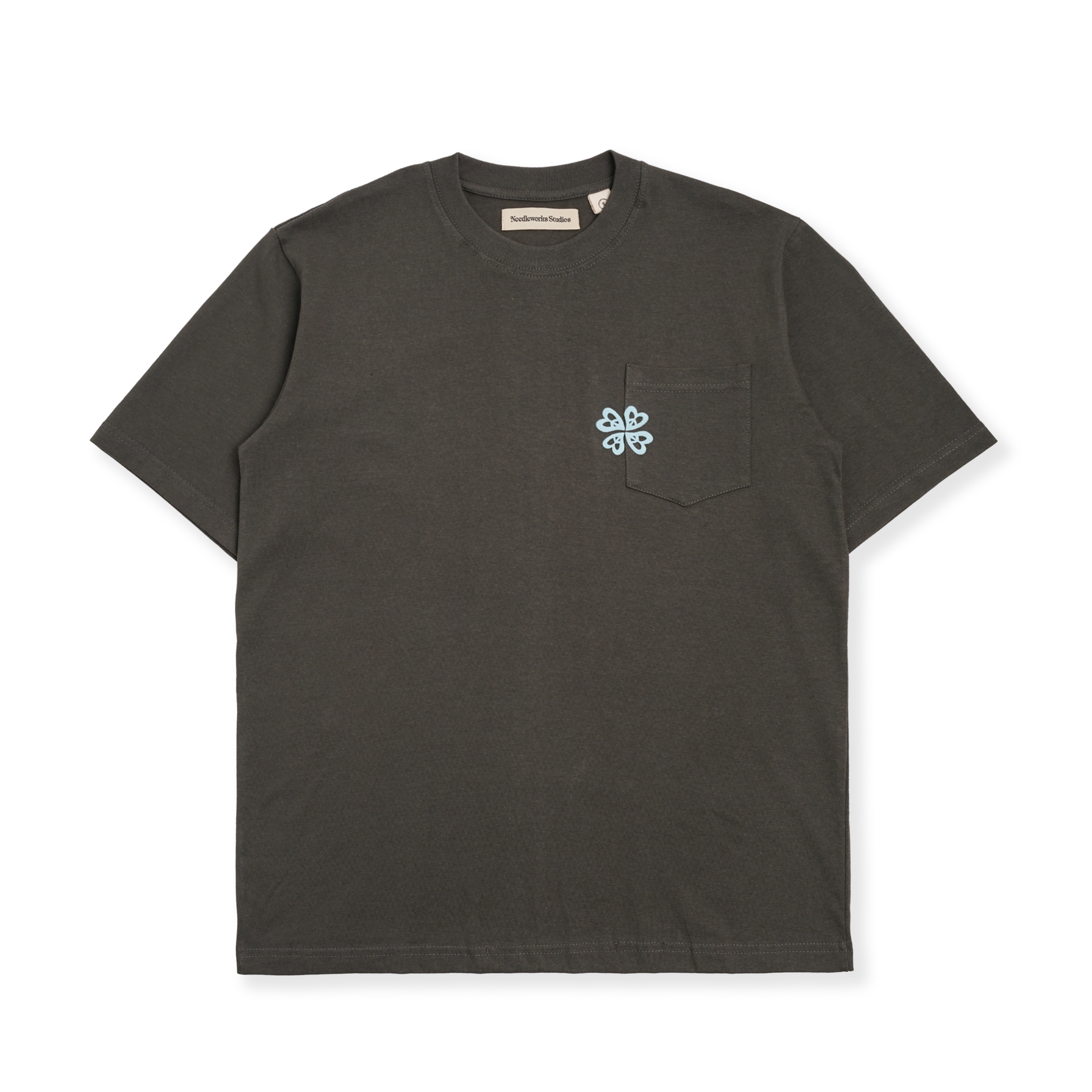 Clover Logo Standard Jersey Dark Grey