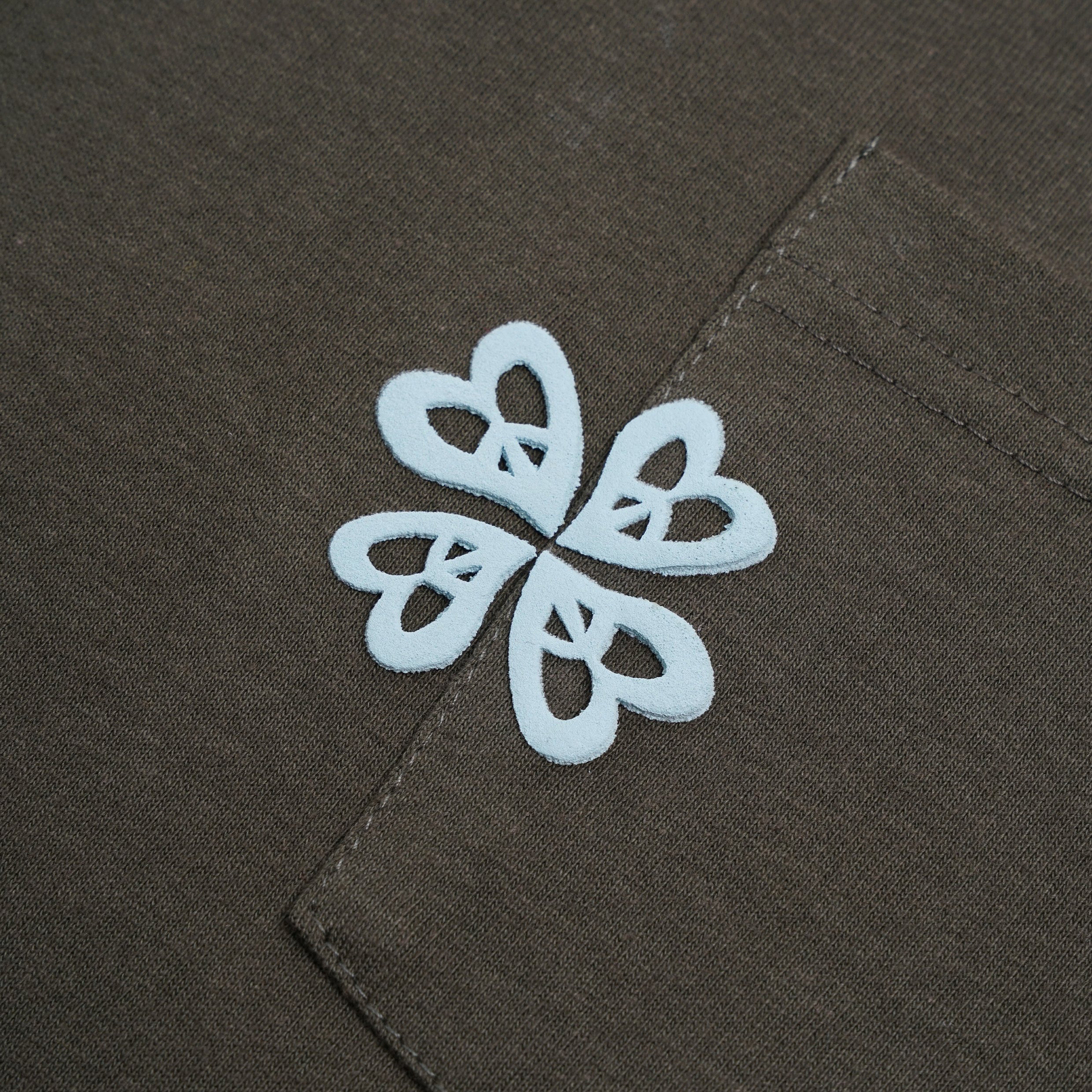 Clover Logo Standard Jersey Dark Grey