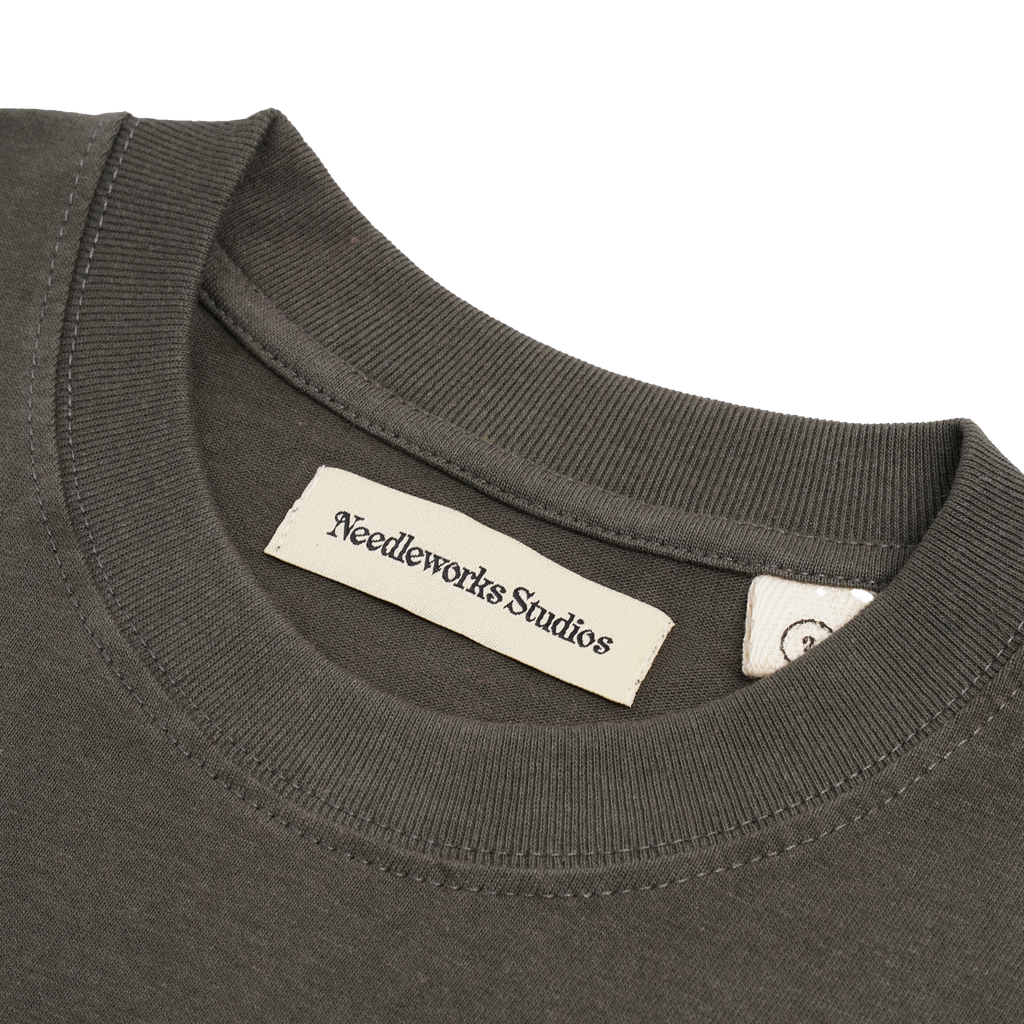 Clover Logo Standard Jersey Dark Grey