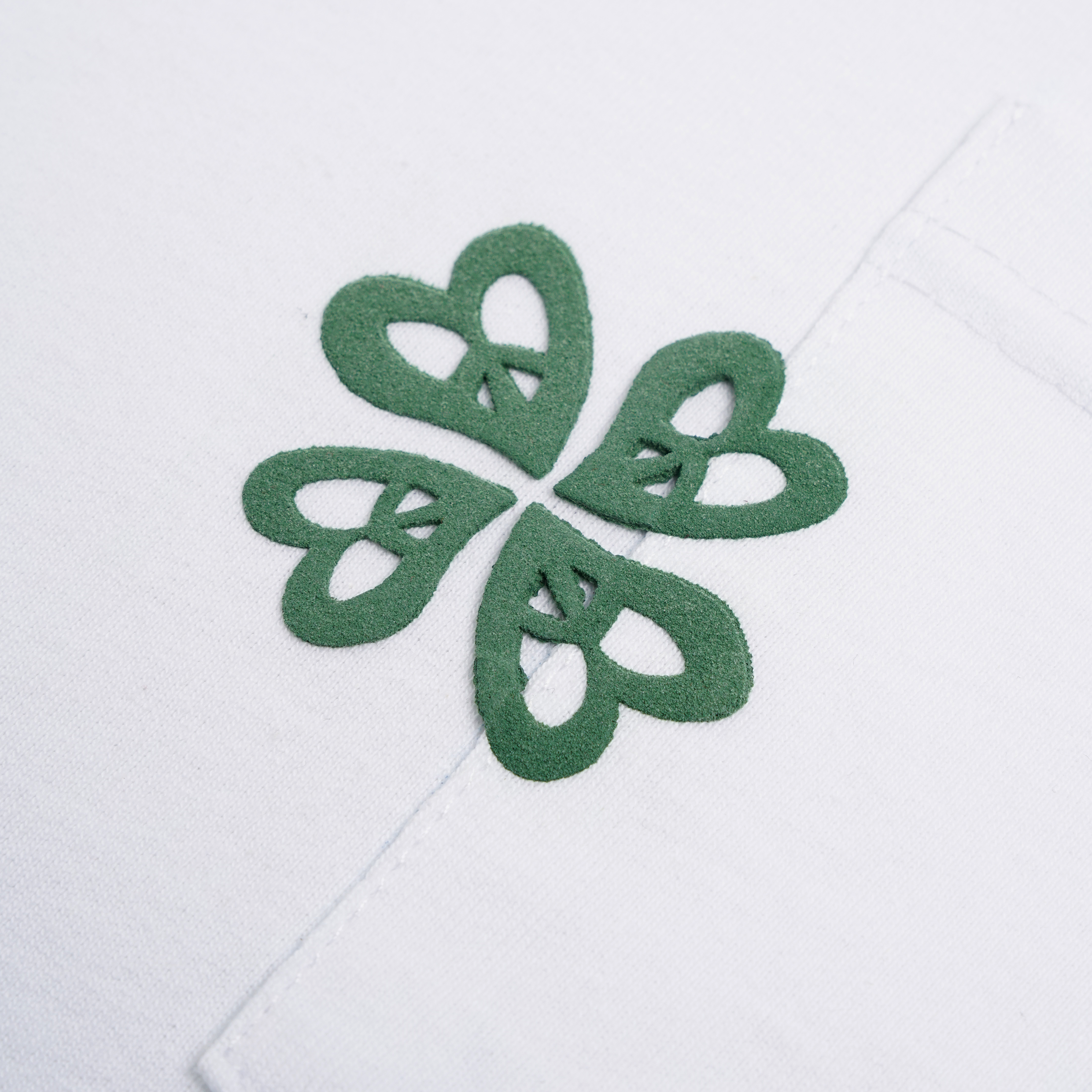 Clover Logo Standard Jersey White