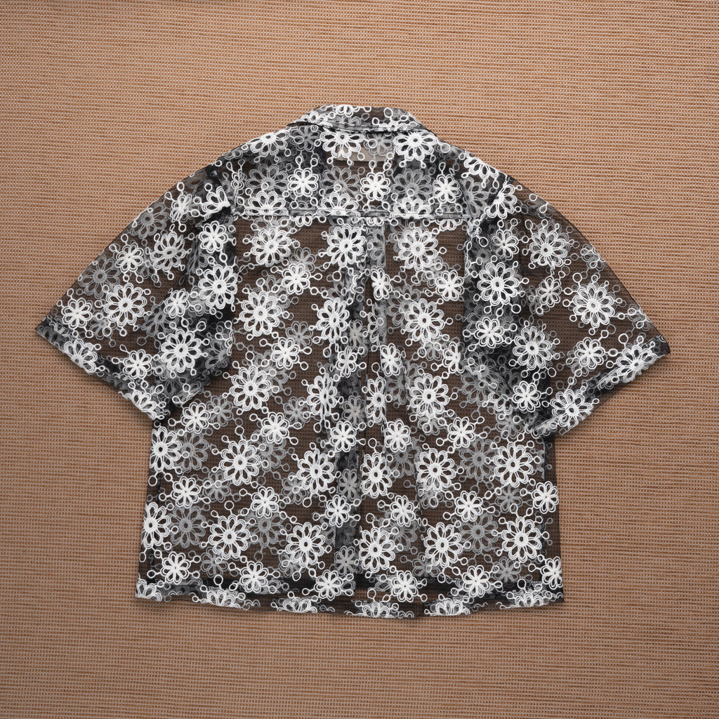 Guaya Blouse Floral Tulle - MATA CLOTHiER