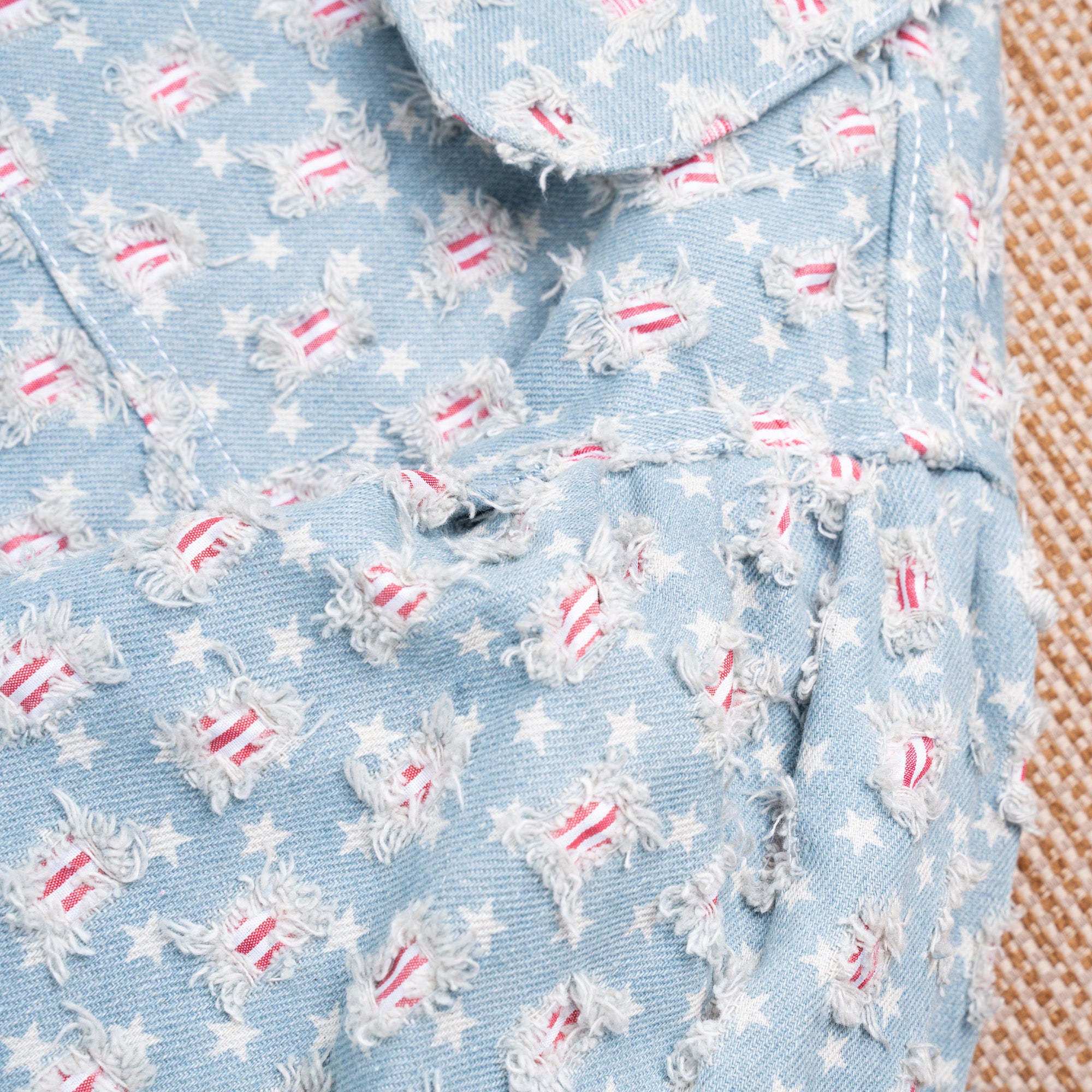 Emiria Jacket Denim Cras s&s - MATA CLOTHiER