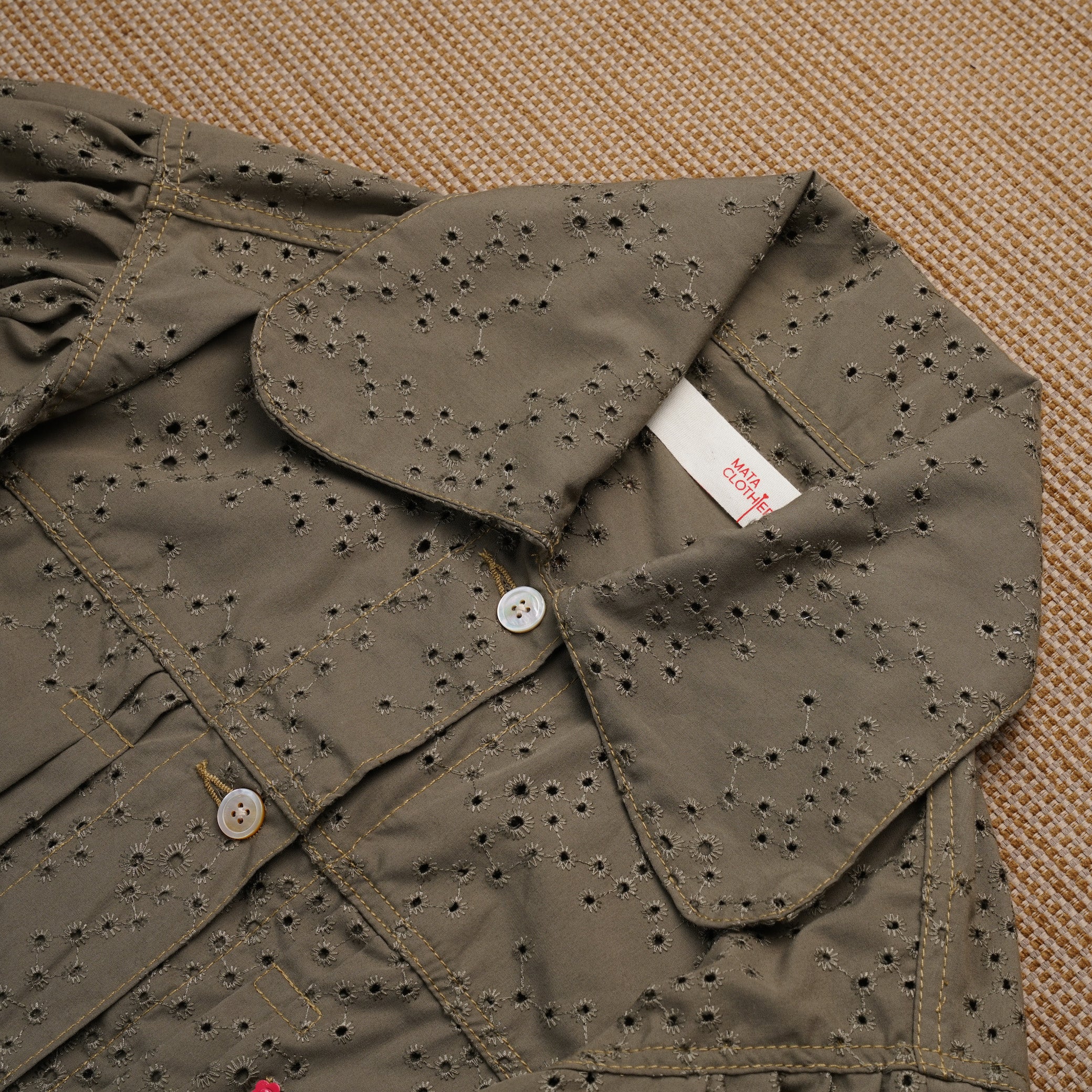 Emiria Jacket Crux Olive - MATA CLOTHiER