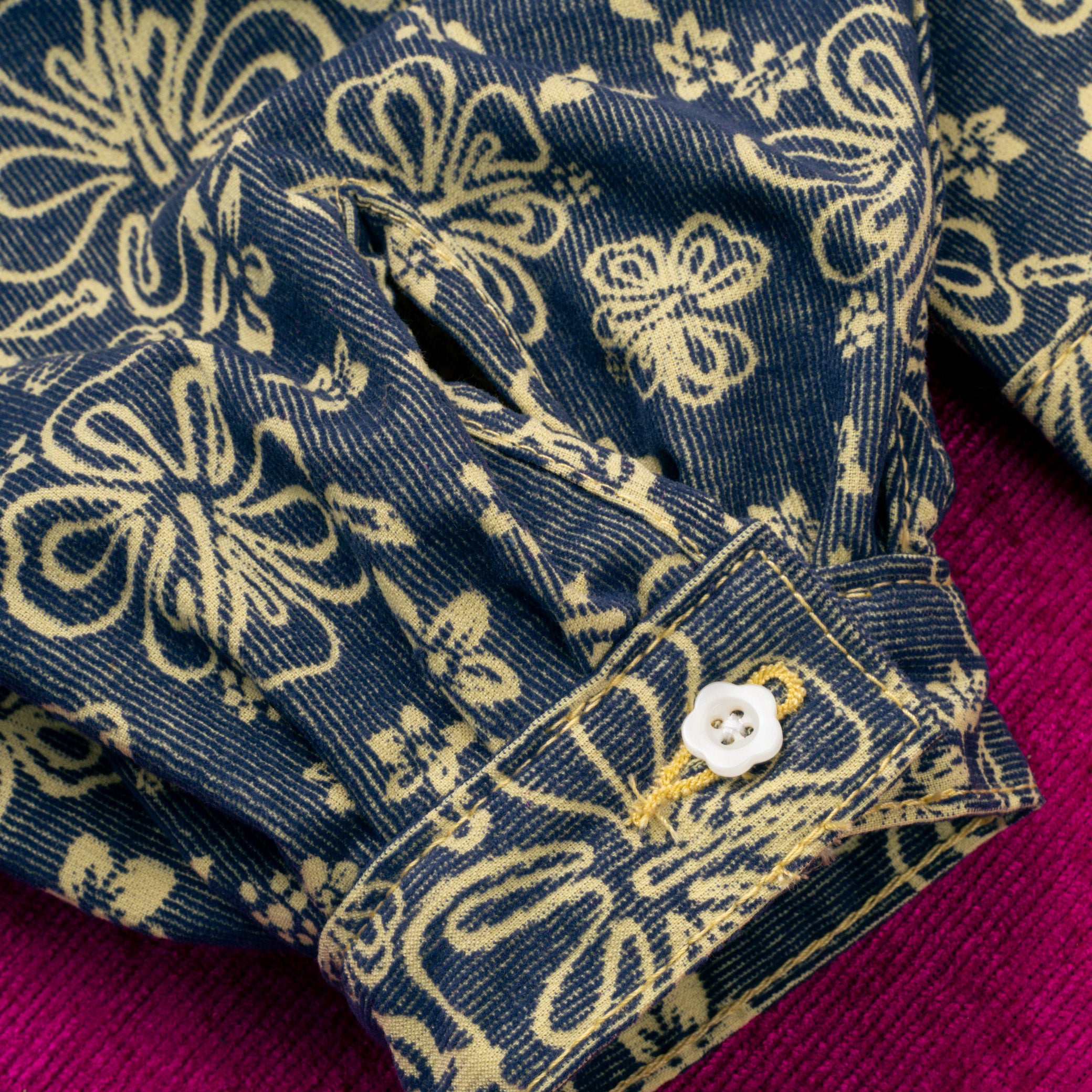 Emiria Jacket Hibiscus Cord - MATA CLOTHiER