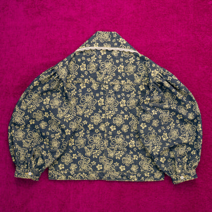 Emiria Jacket Hibiscus Cord - MATA CLOTHiER
