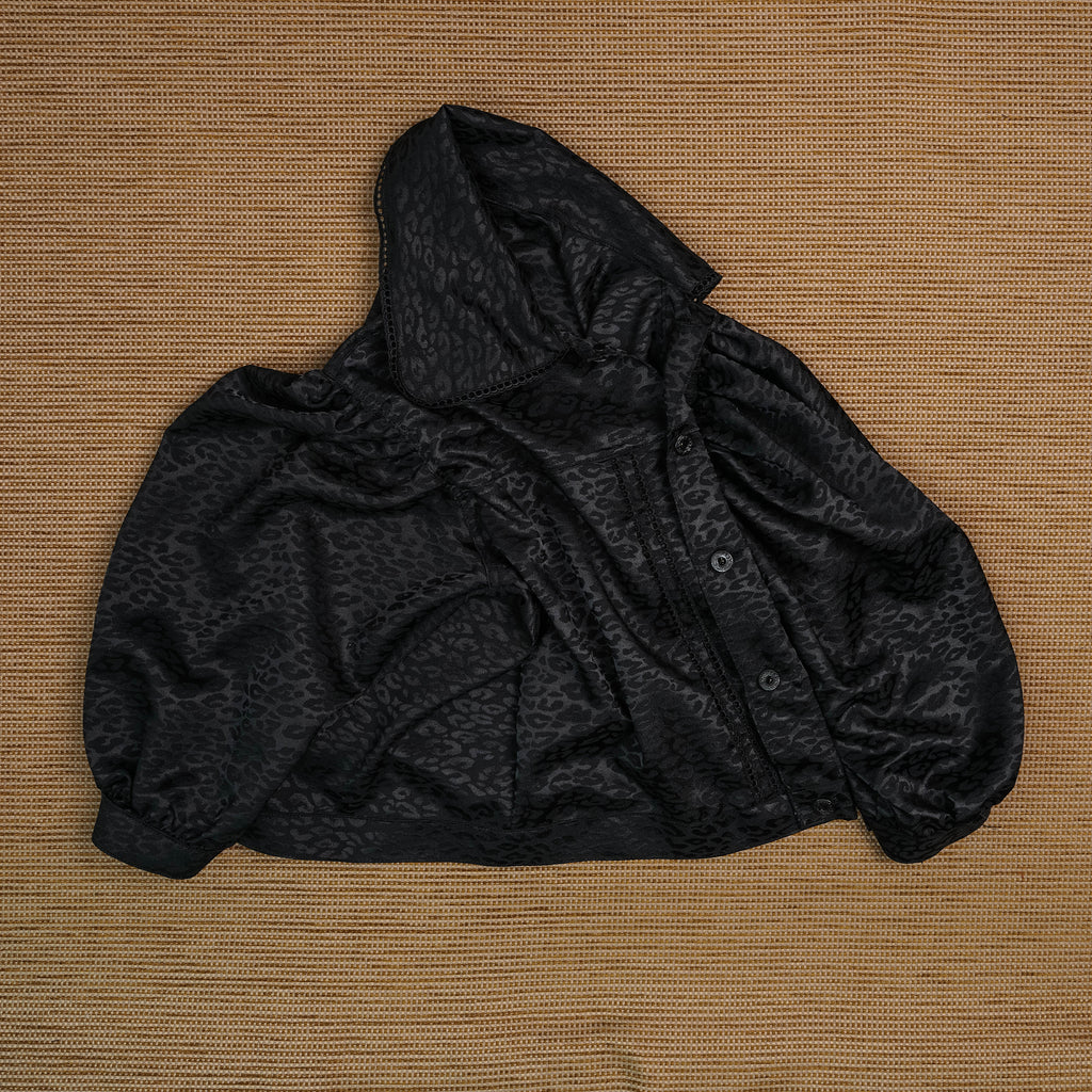 Emiria Jacket Leopard Black II - MATA CLOTHiER