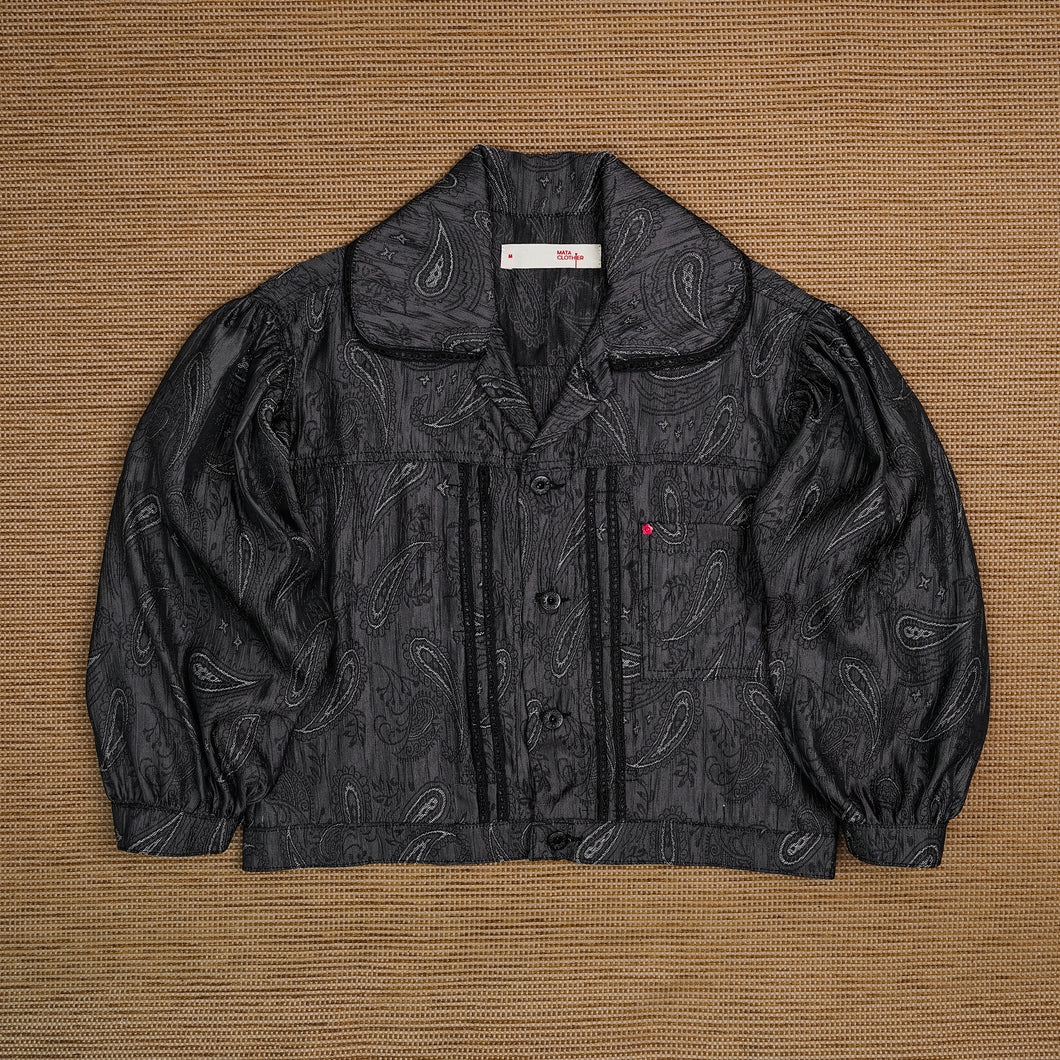 Emiria Jacket Paisely Black - MATA CLOTHiER