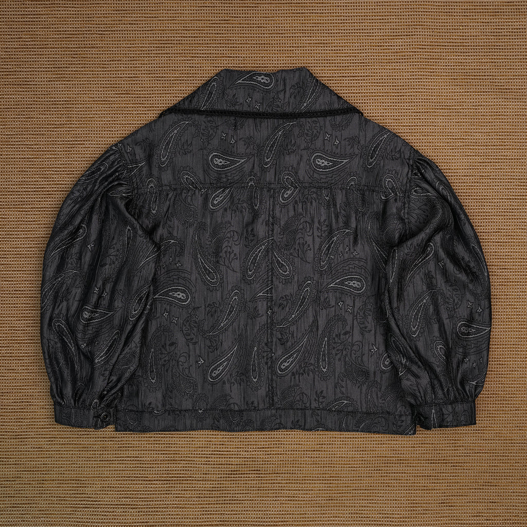 Emiria Jacket Paisely Black - MATA CLOTHiER