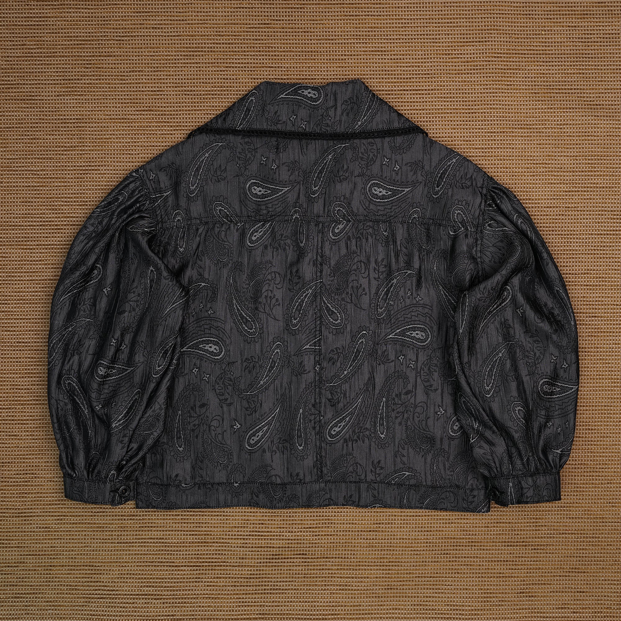 Emiria Jacket Paisely Black - MATA CLOTHiER