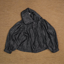 Load image into Gallery viewer, Emiria Jacket Paisely Black - MATA CLOTHiER
