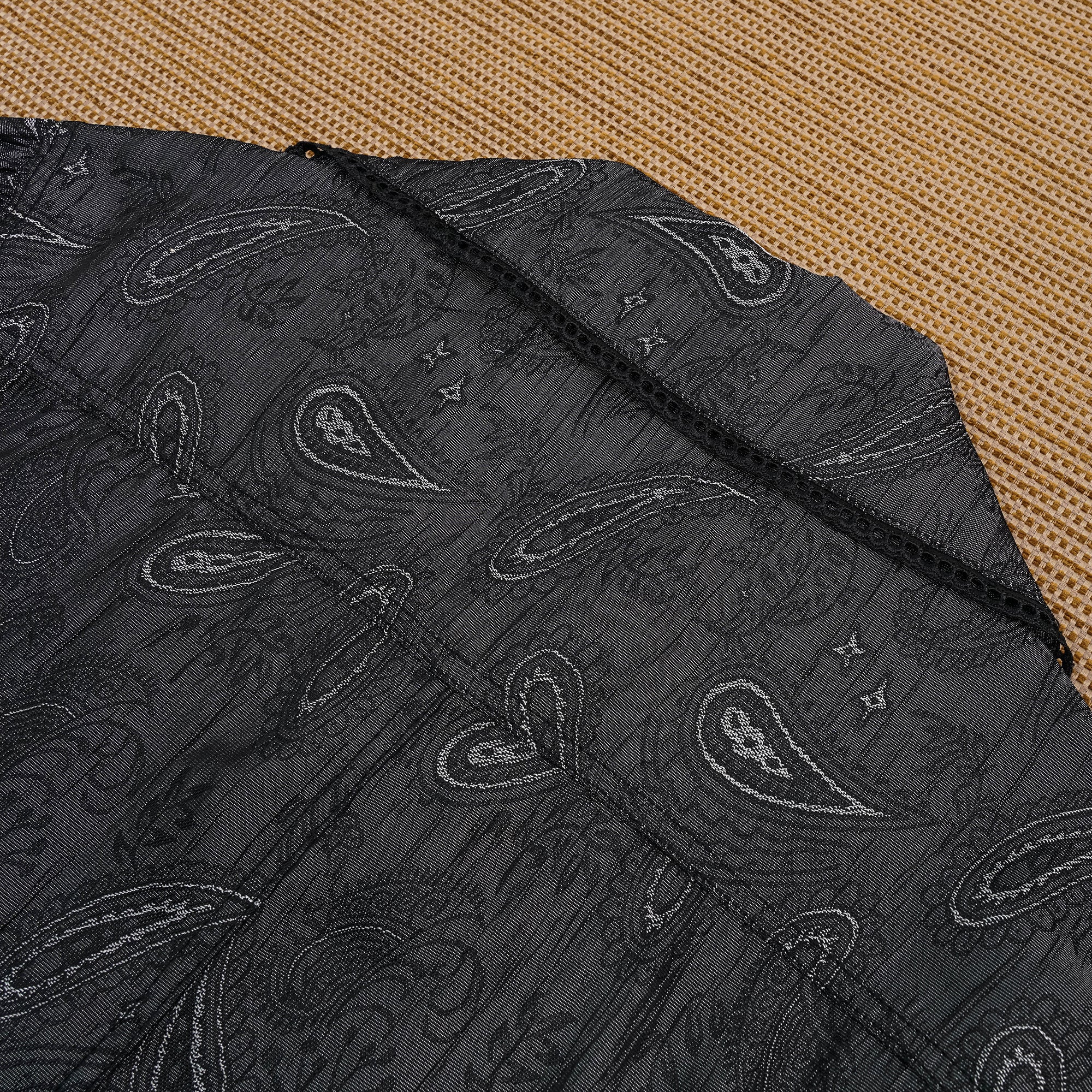 Emiria Jacket Paisely Black - MATA CLOTHiER