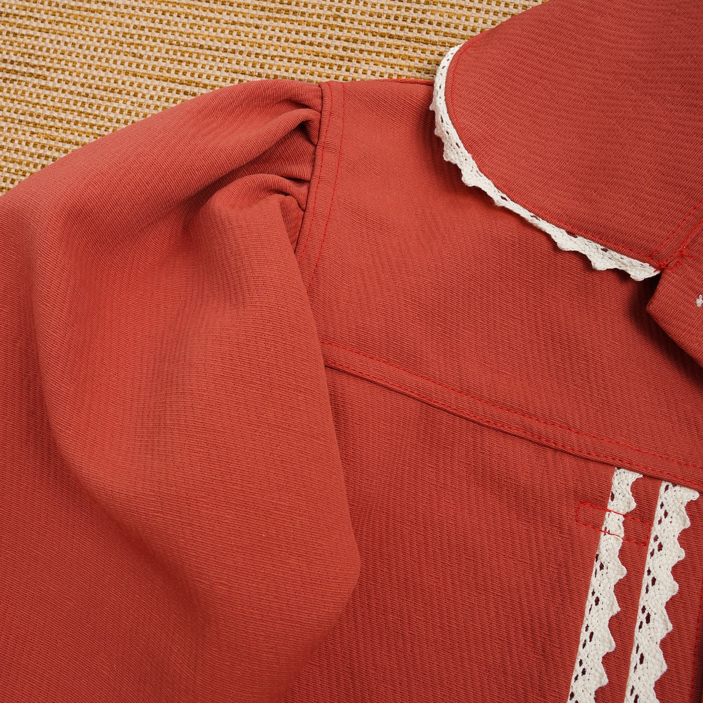 Emiria Jacket Picanto Red - MATA CLOTHiER