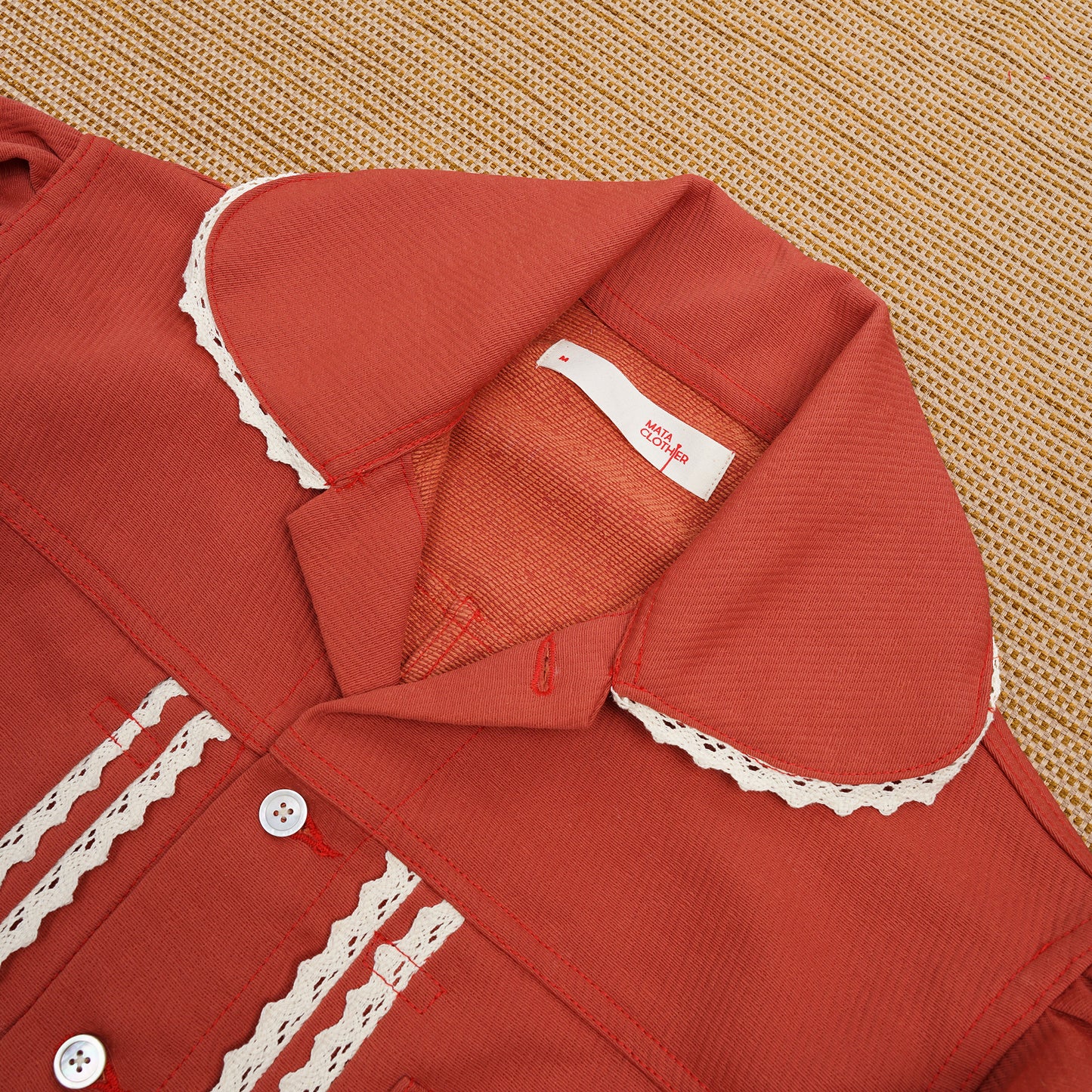 Emiria Jacket Picanto Red - MATA CLOTHiER