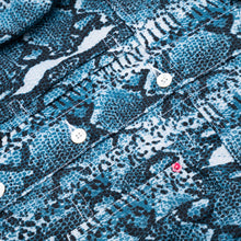 Load image into Gallery viewer, Emiria Jacket Serpent VanillaBlu - MATA CLOTHiER
