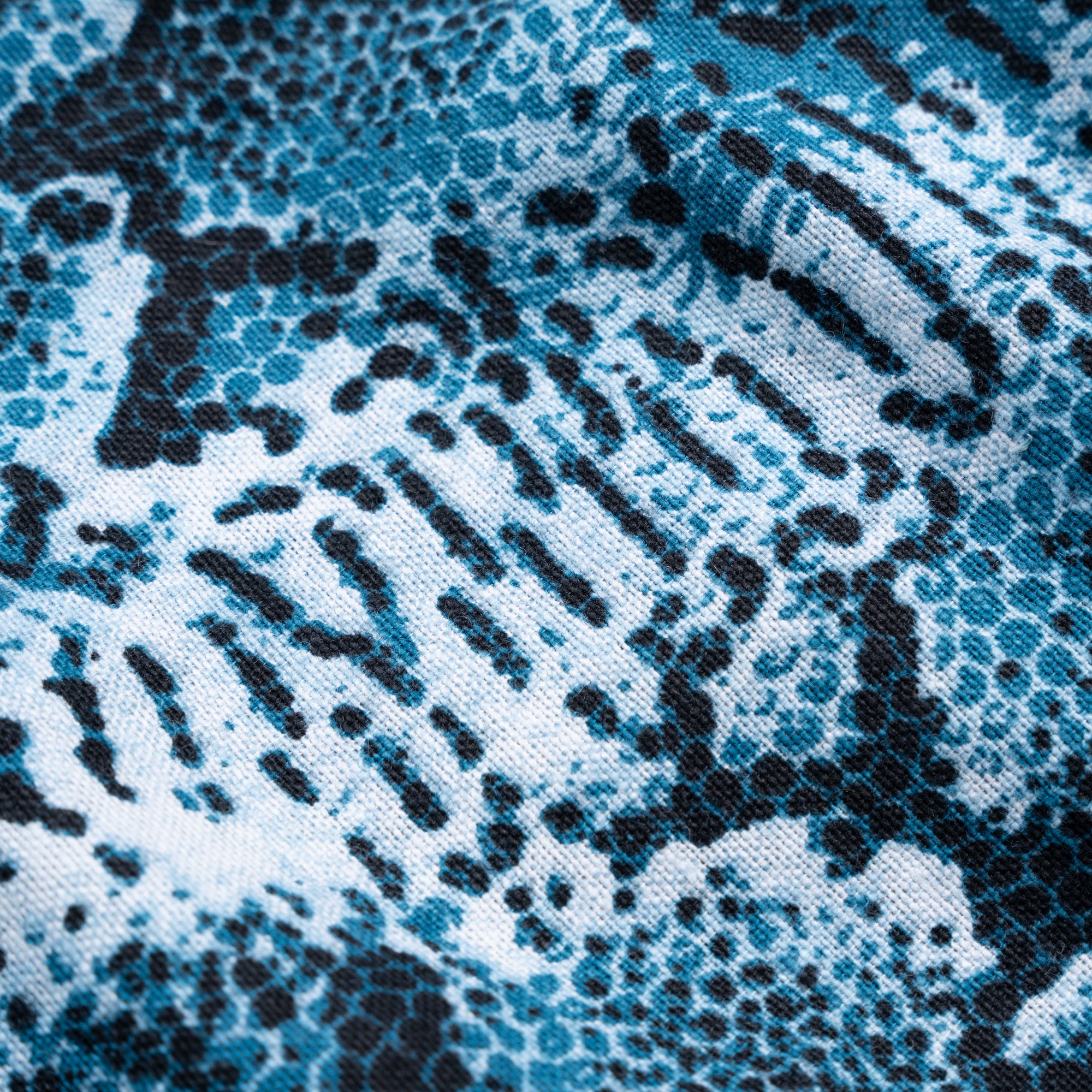 Emiria Jacket Serpent VanillaBlu - MATA CLOTHiER