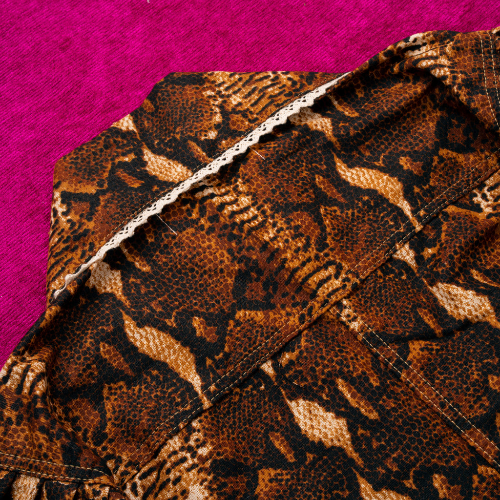 Emiria Jacket Serpent Brown - MATA CLOTHiER