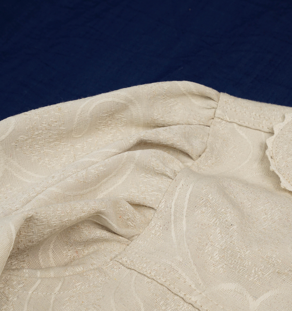 Emiria Jacket Floral Ivory - MATA CLOTHiER