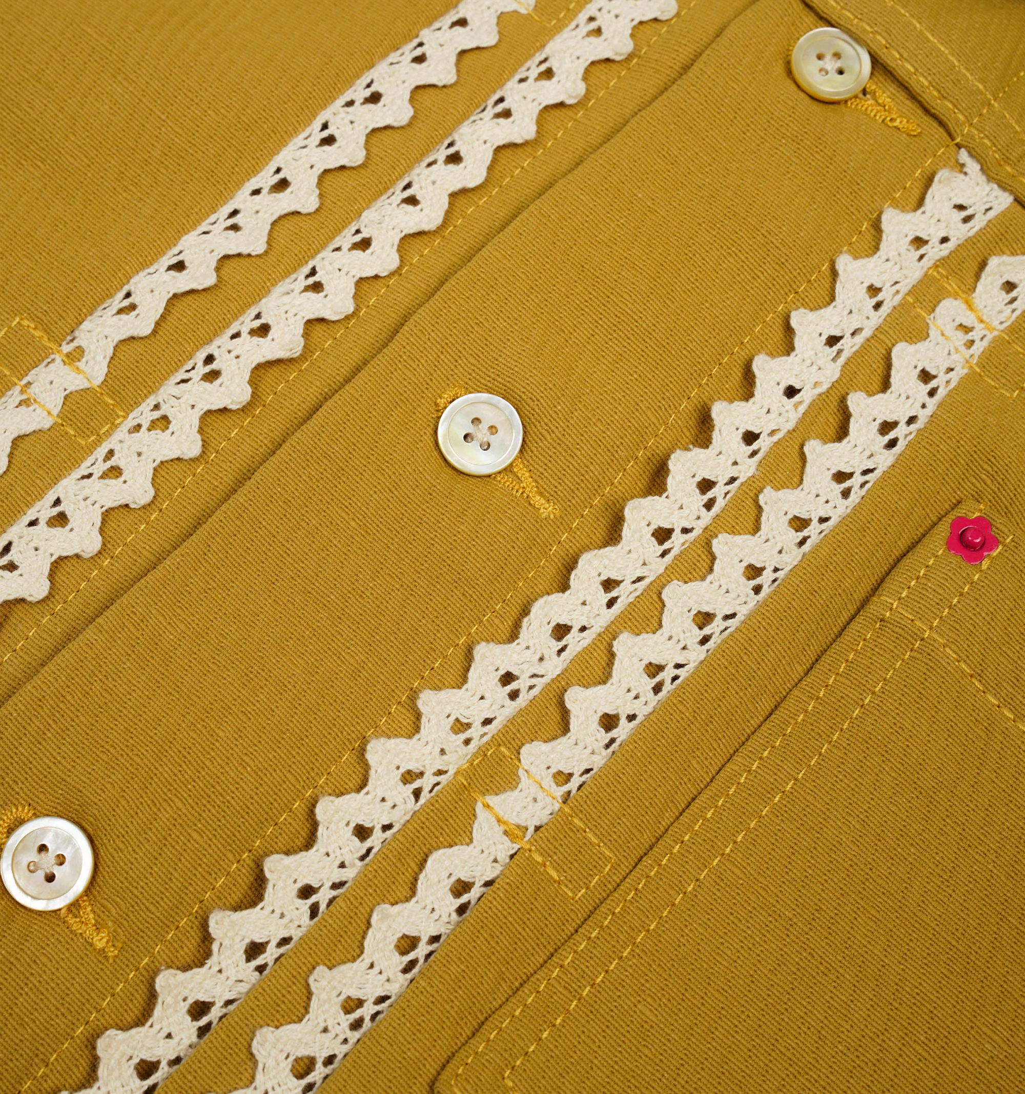 Emiria Jacket Mustard - MATA CLOTHiER