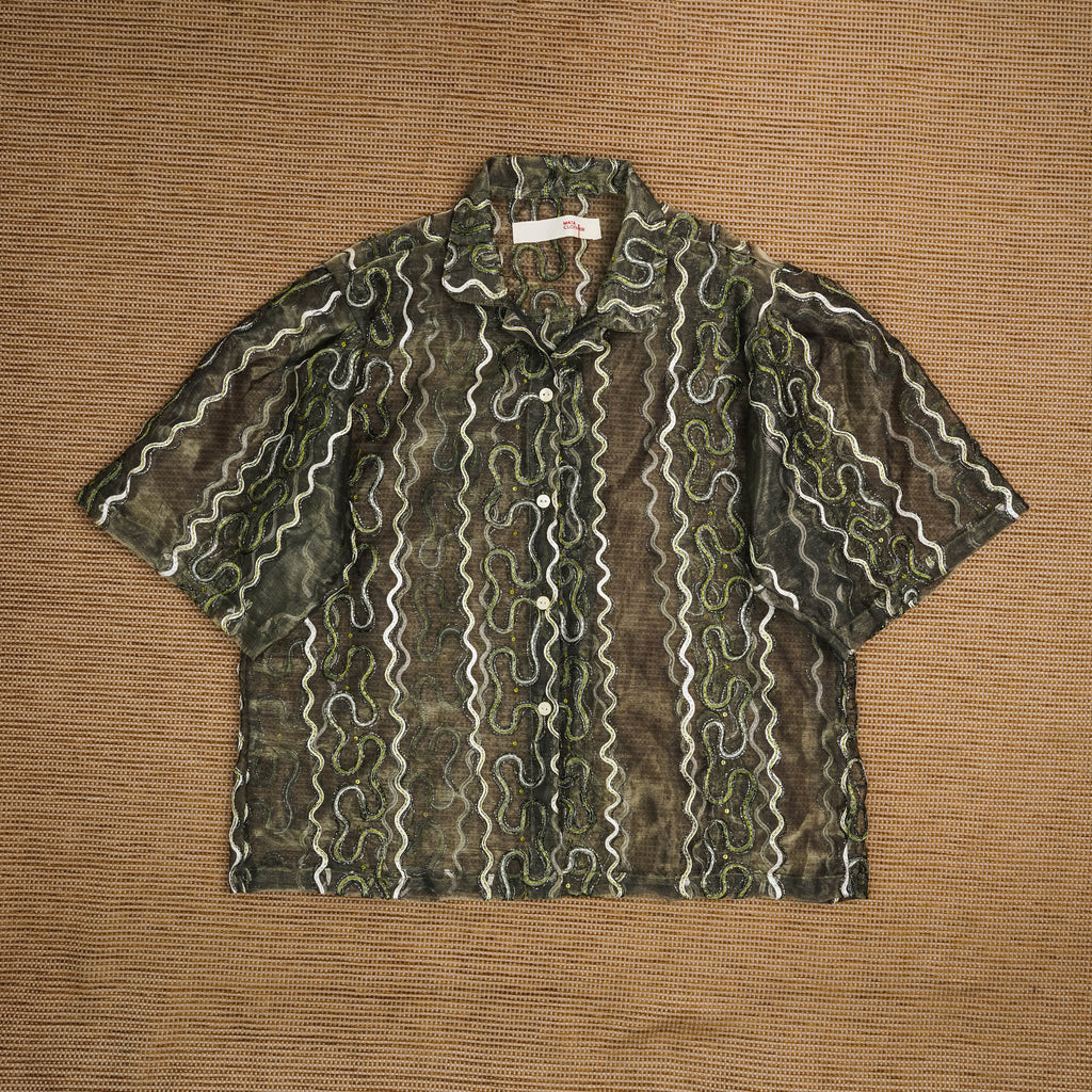 Guaya Blouse Braided Tulle - MATA CLOTHiER