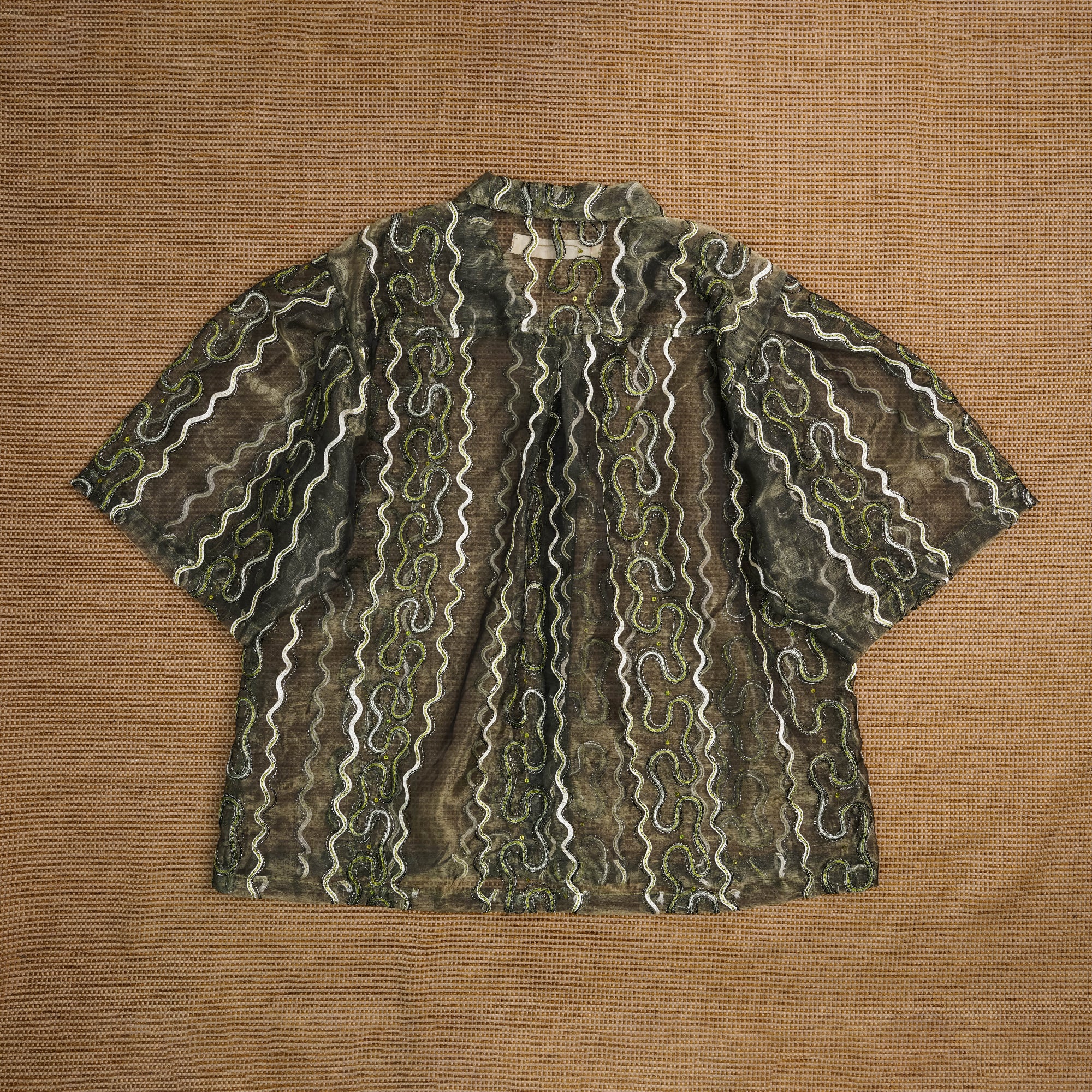 Guaya Blouse Braided Tulle - MATA CLOTHiER