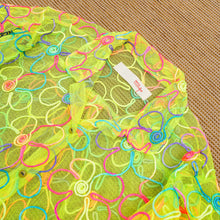 Load image into Gallery viewer, Guaya Blouse Neon Tulle - MATA CLOTHiER
